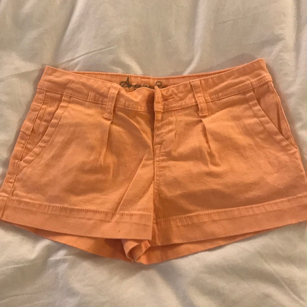 American Rag peach/pink chino shorts - size 3